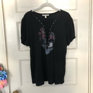 Express Lace Up Tee